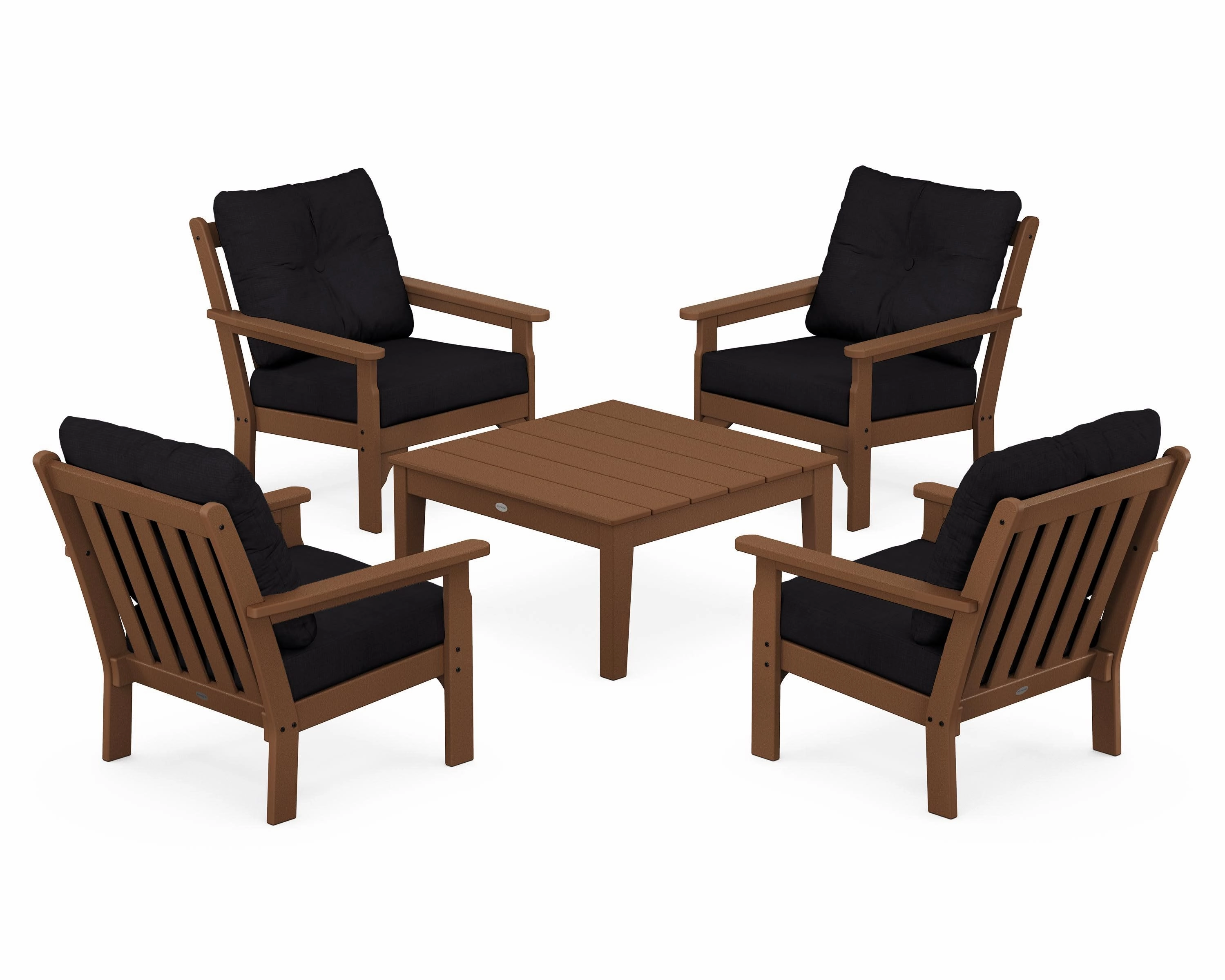 Vineyard 5-Piece Deep Seating Conversation Set