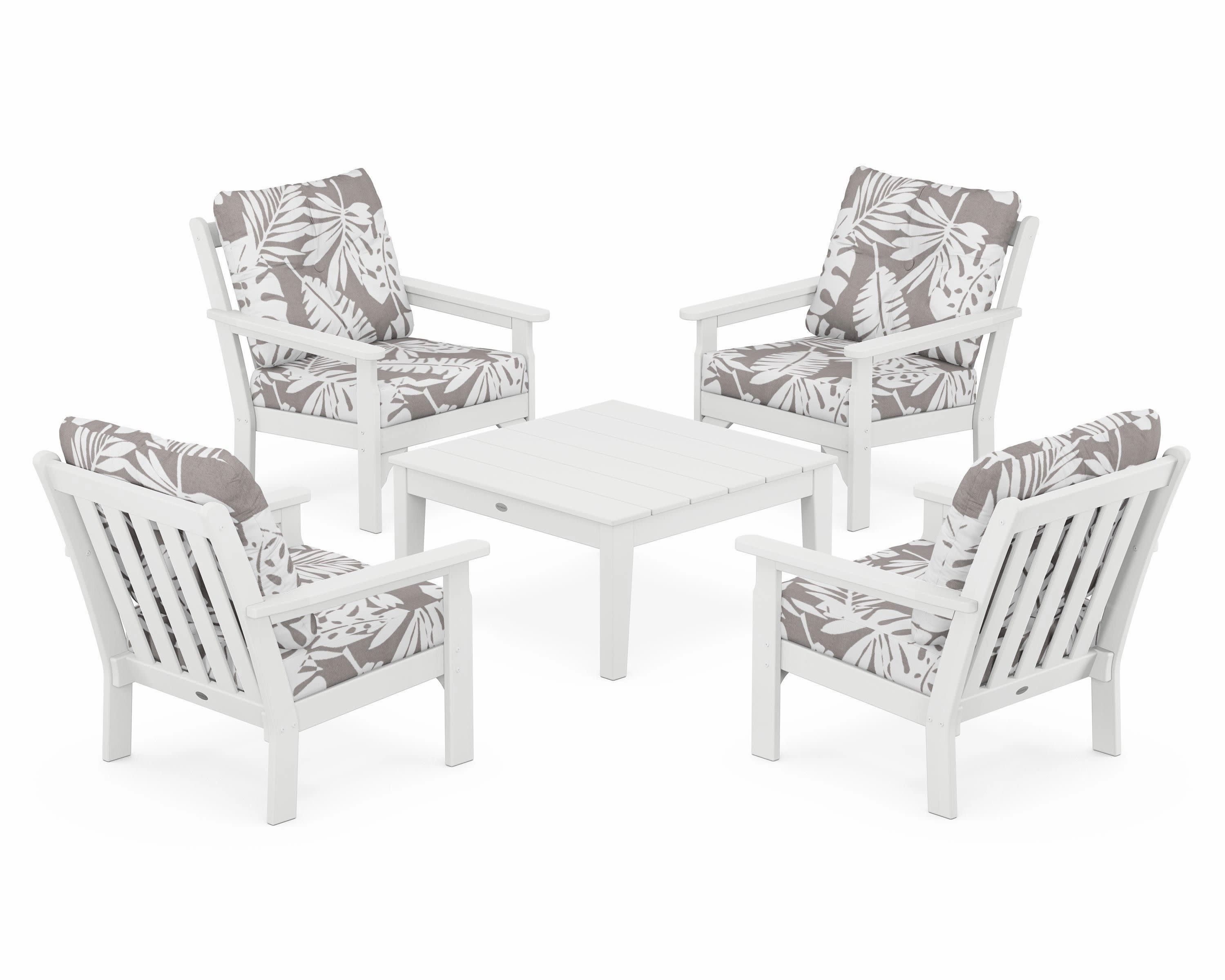 Vineyard 5-Piece Deep Seating Conversation Set