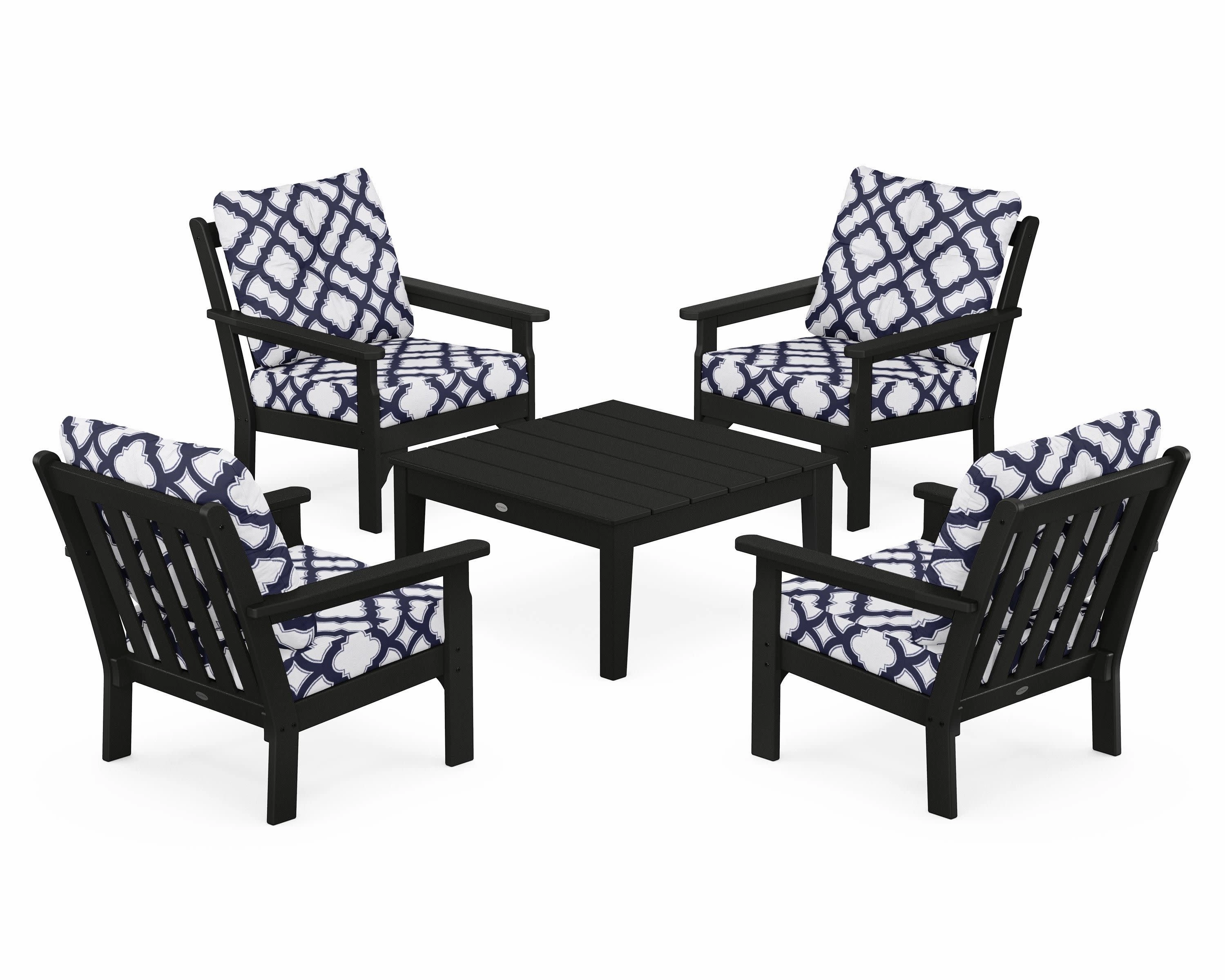 Vineyard 5-Piece Deep Seating Conversation Set