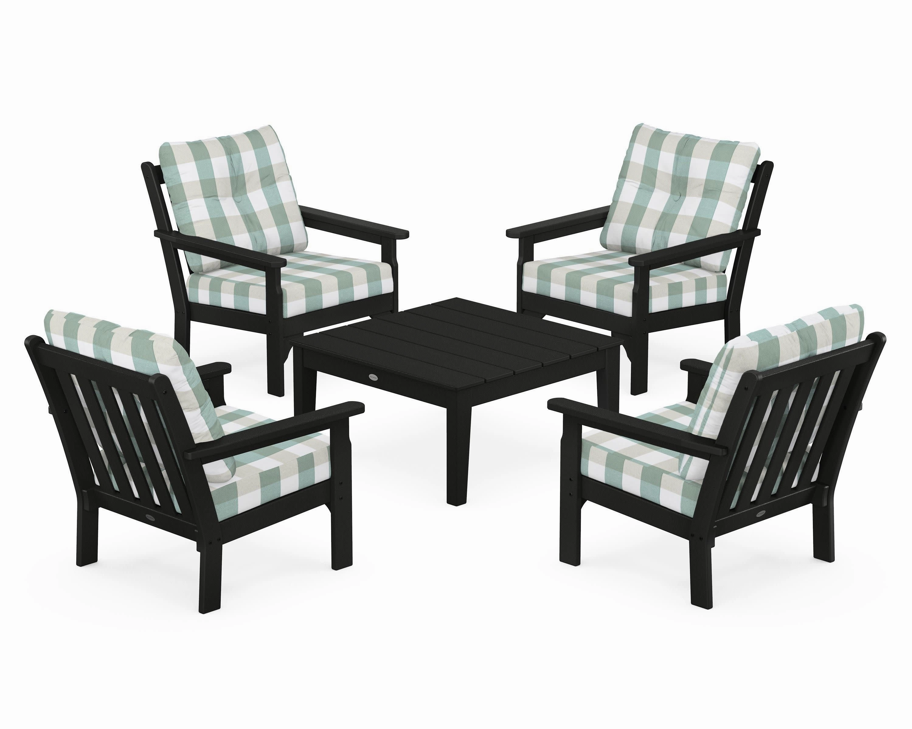 Vineyard 5-Piece Deep Seating Conversation Set