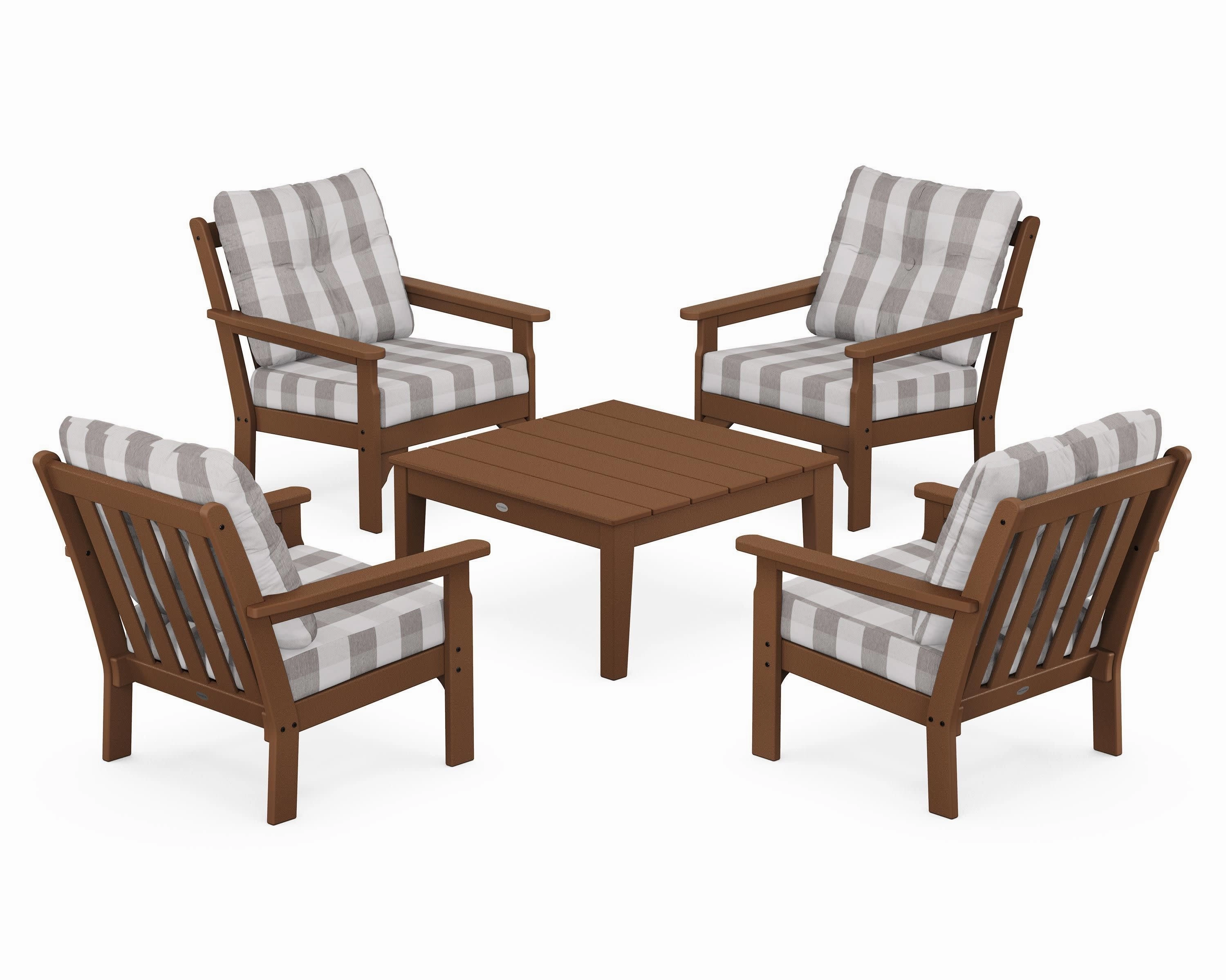 Vineyard 5-Piece Deep Seating Conversation Set