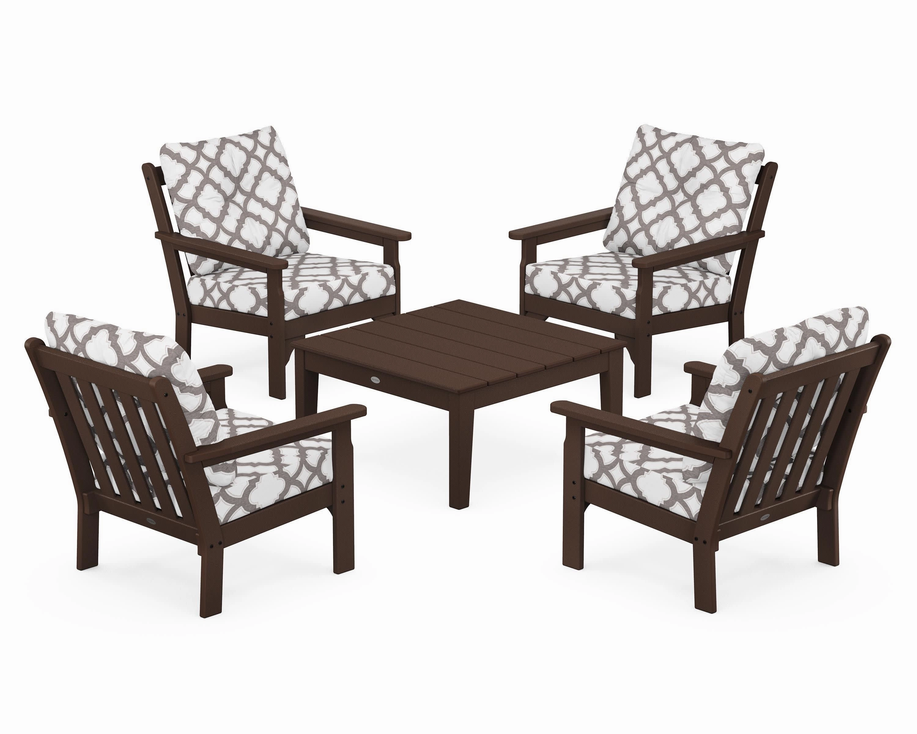 Vineyard 5-Piece Deep Seating Conversation Set
