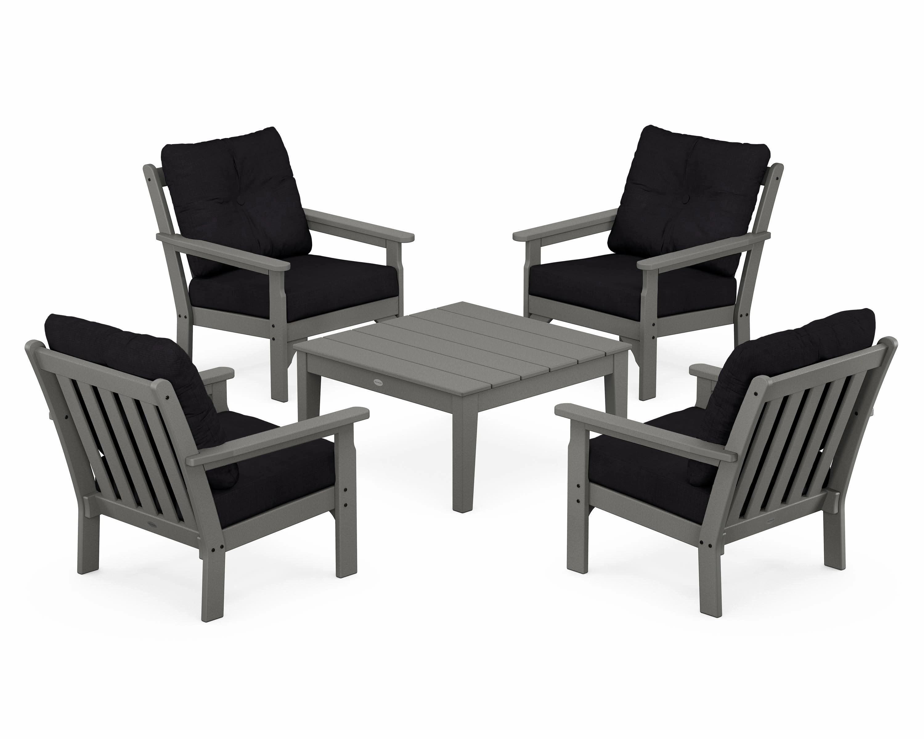 Vineyard 5-Piece Deep Seating Conversation Set