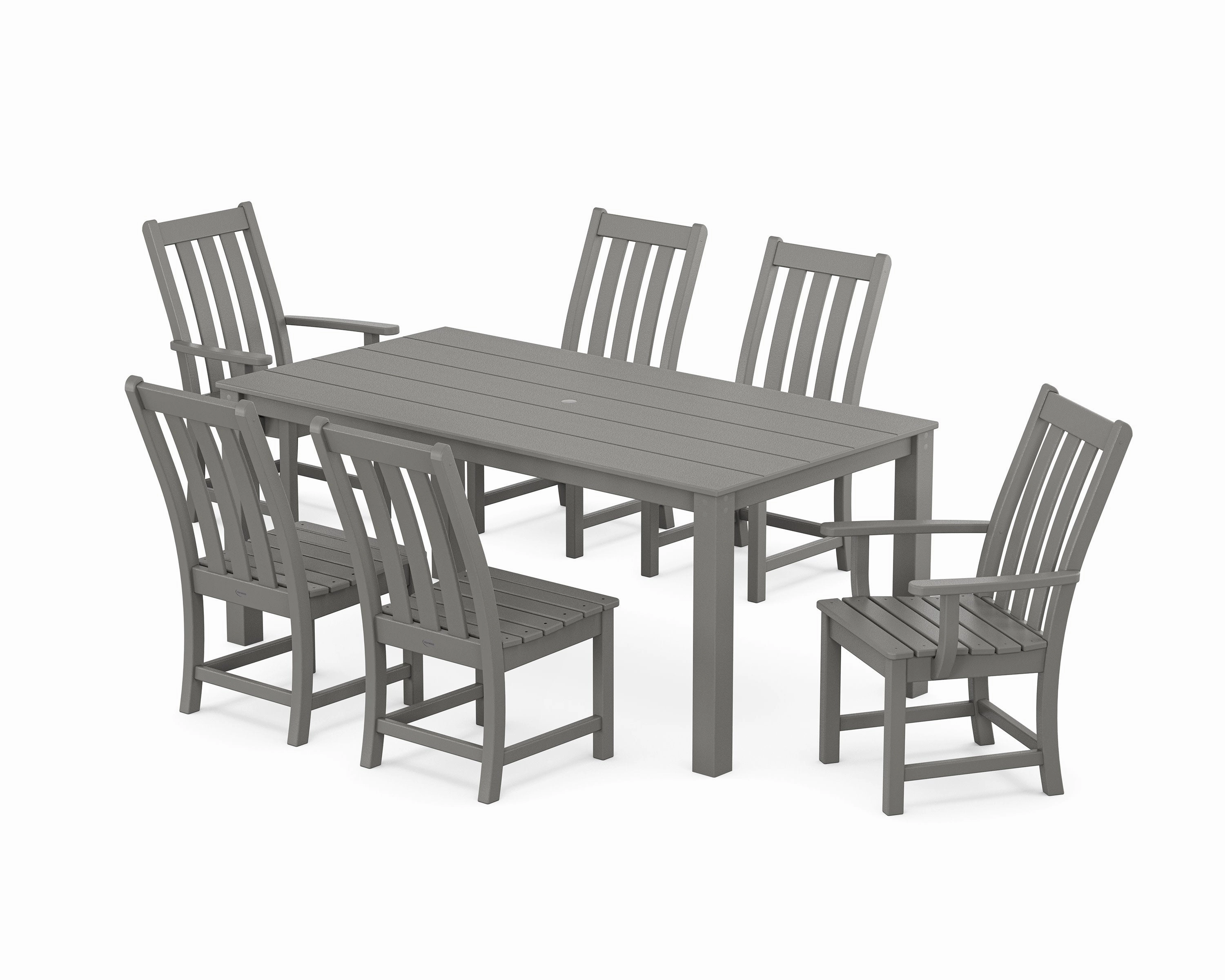 Vineyard 7-Piece Parsons Dining Setoutdoor patio furniture set