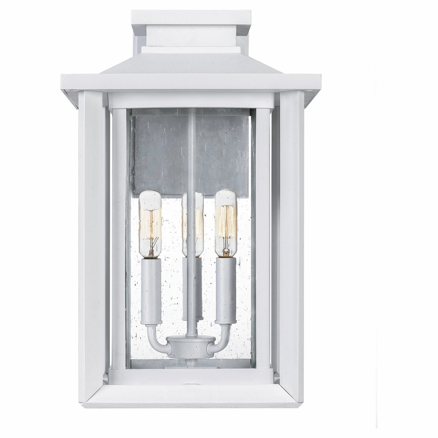 Wakefield Three Light Outdoor Wall Mount Matte White