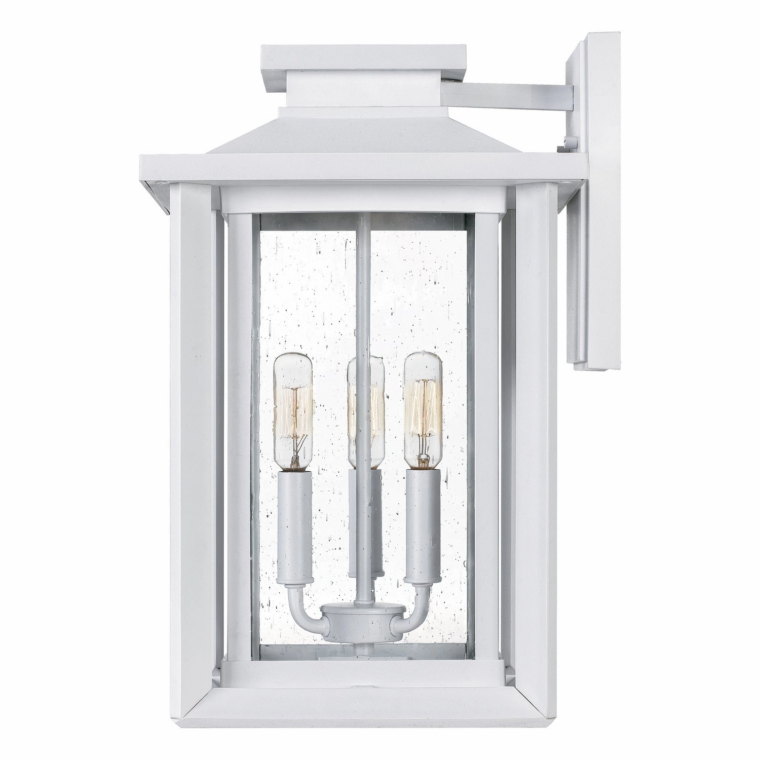 Wakefield Three Light Outdoor Wall Mount Matte White