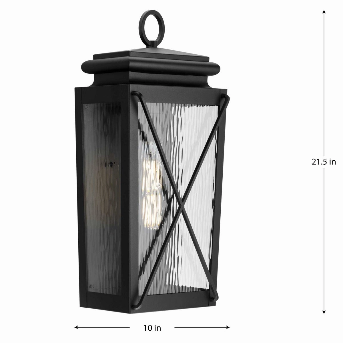 Wakeford One Light Outdoor Wall Lantern Black