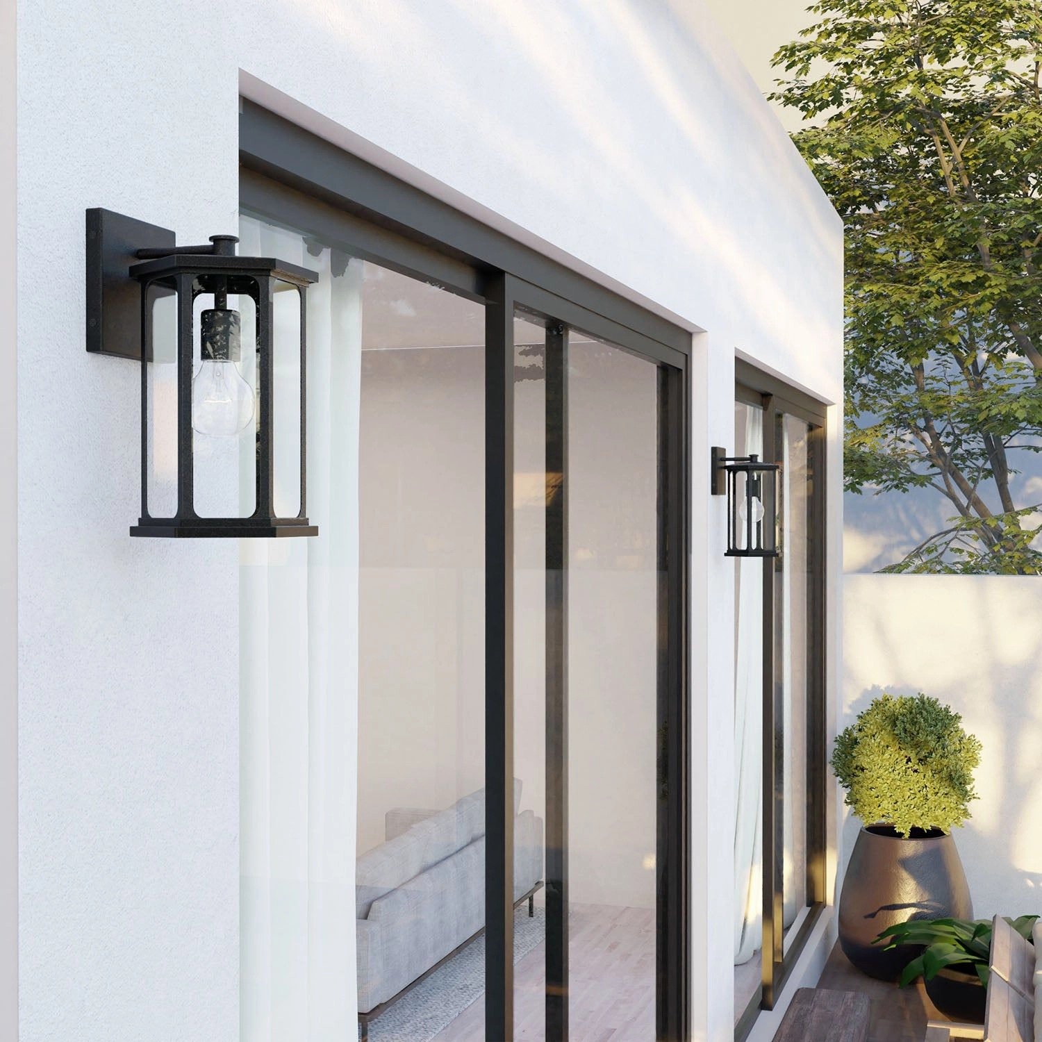 Walton 1-Light Outdoor Wall Lantern