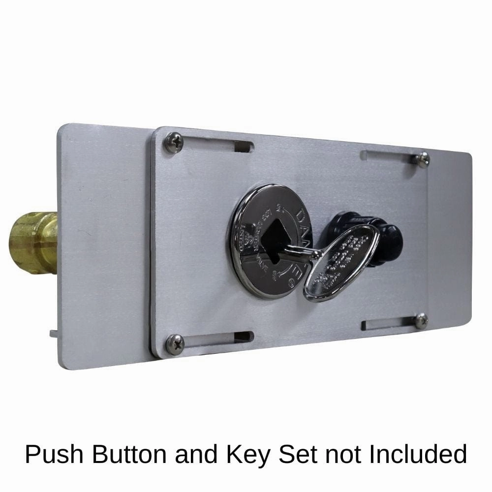 Warming Trends Aluminum Key Valve 11.38 x 4-Inch Mounting Plate MBRBW