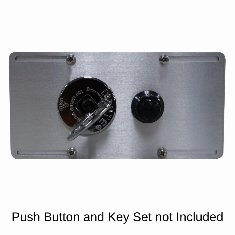 Warming Trends Aluminum Key Valve 11.38 x 4-Inch Mounting Plate MBRBW