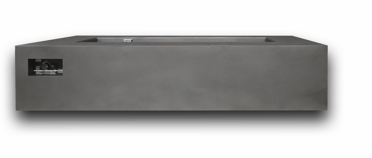 Warming Trends AON 60-inch Powder-Coated Steel Push Button Manual Thermocouple Ignition Rectangular Fire Table