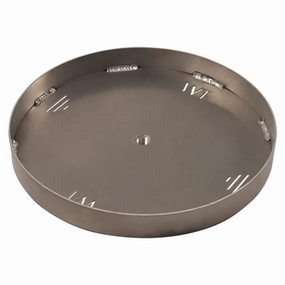 Warming Trends Circular 24-inch Aluminum Fire Pit Burner Pan ALPAN24CFireproof mat for under fire pit