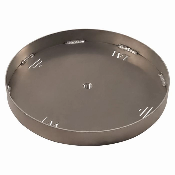 Warming Trends Circular 36-inch Aluminum Fire Pit Burner Pan ALPAN36CFireproof mat for under fire pit