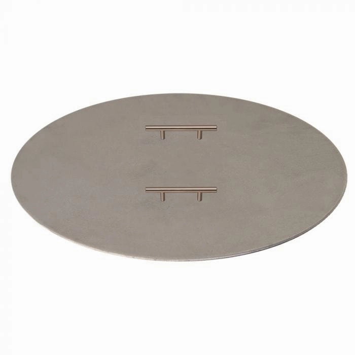 Warming Trends Circular Aluminum 62-Inch Fire Pit Cover FPC62CFireproof mat for under fire pit
