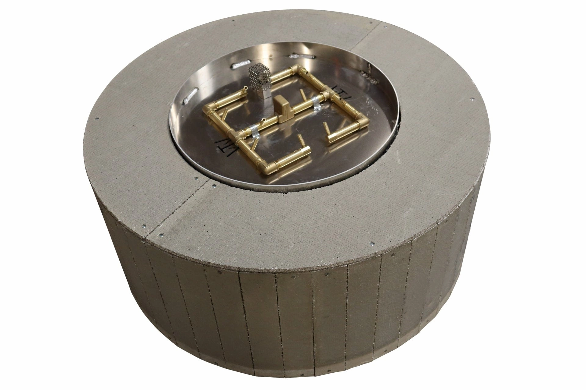 Warming Trends Crossfire FC Circular 60x18-Inch Ready To Finish Fire Pit Kit