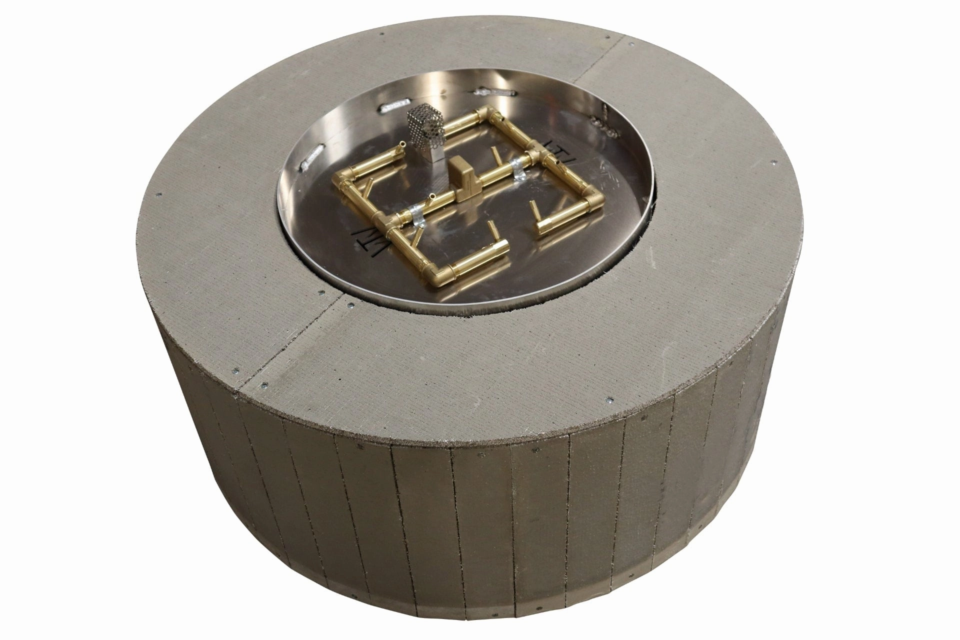 Warming Trends Crossfire FC Circular 72x18-Inch Ready To Finish Fire Pit Kit