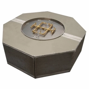 Warming Trends Crossfire FO Octagon 54x18-Inch Ready To Finish Fire Pit KitFireproof mat for under fire pit