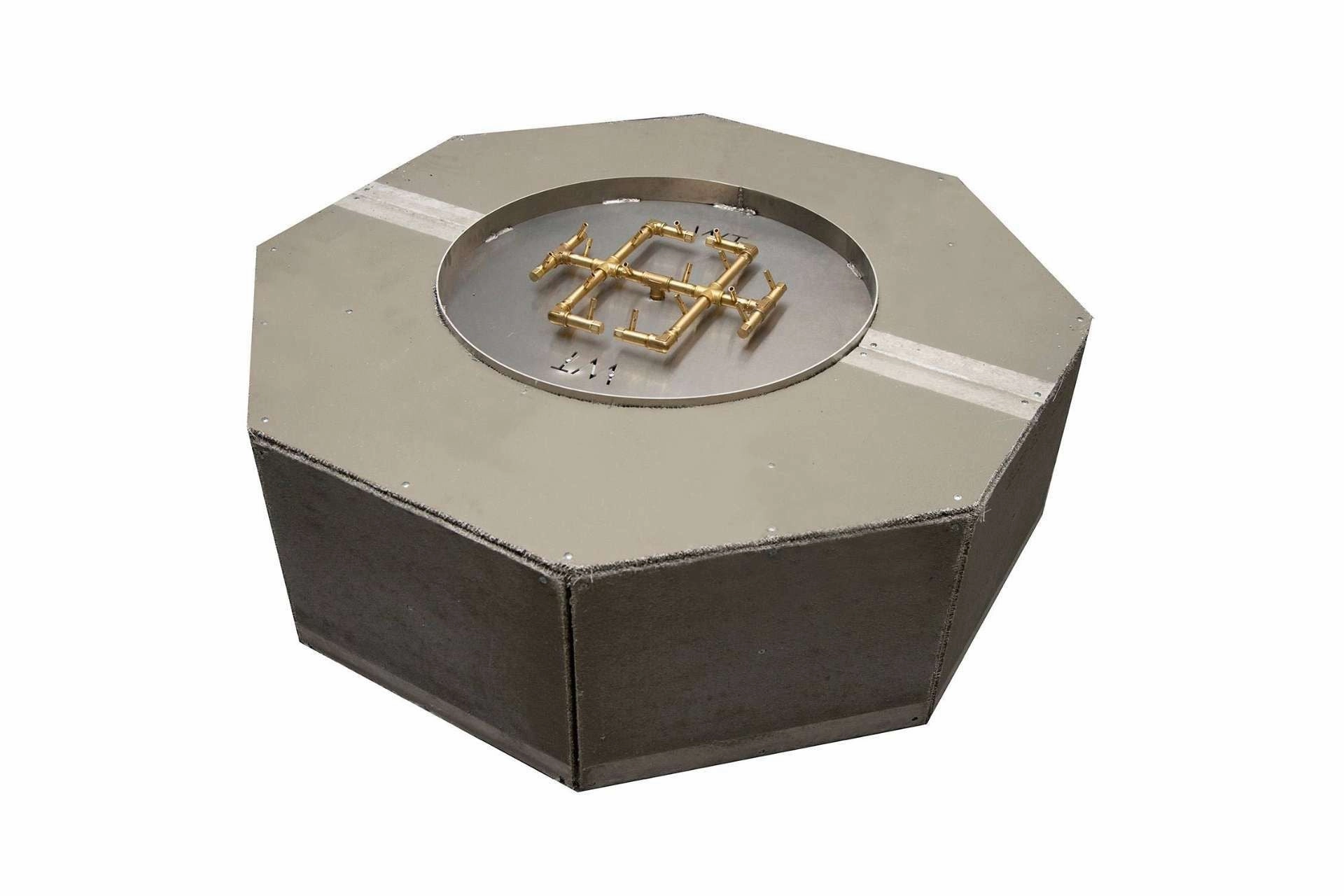 Warming Trends Crossfire FO Octagon 54x18-Inch Ready To Finish Fire Pit Kit