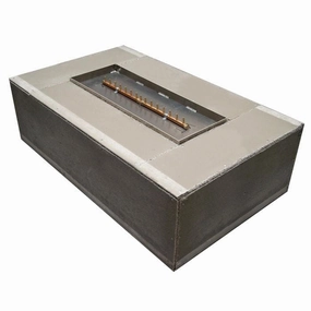 Warming Trends Crossfire FR Rectangular 60x36x18-Inch with Linear Ready To Finish Fire Pit KitFireproof mat for under fire pit
