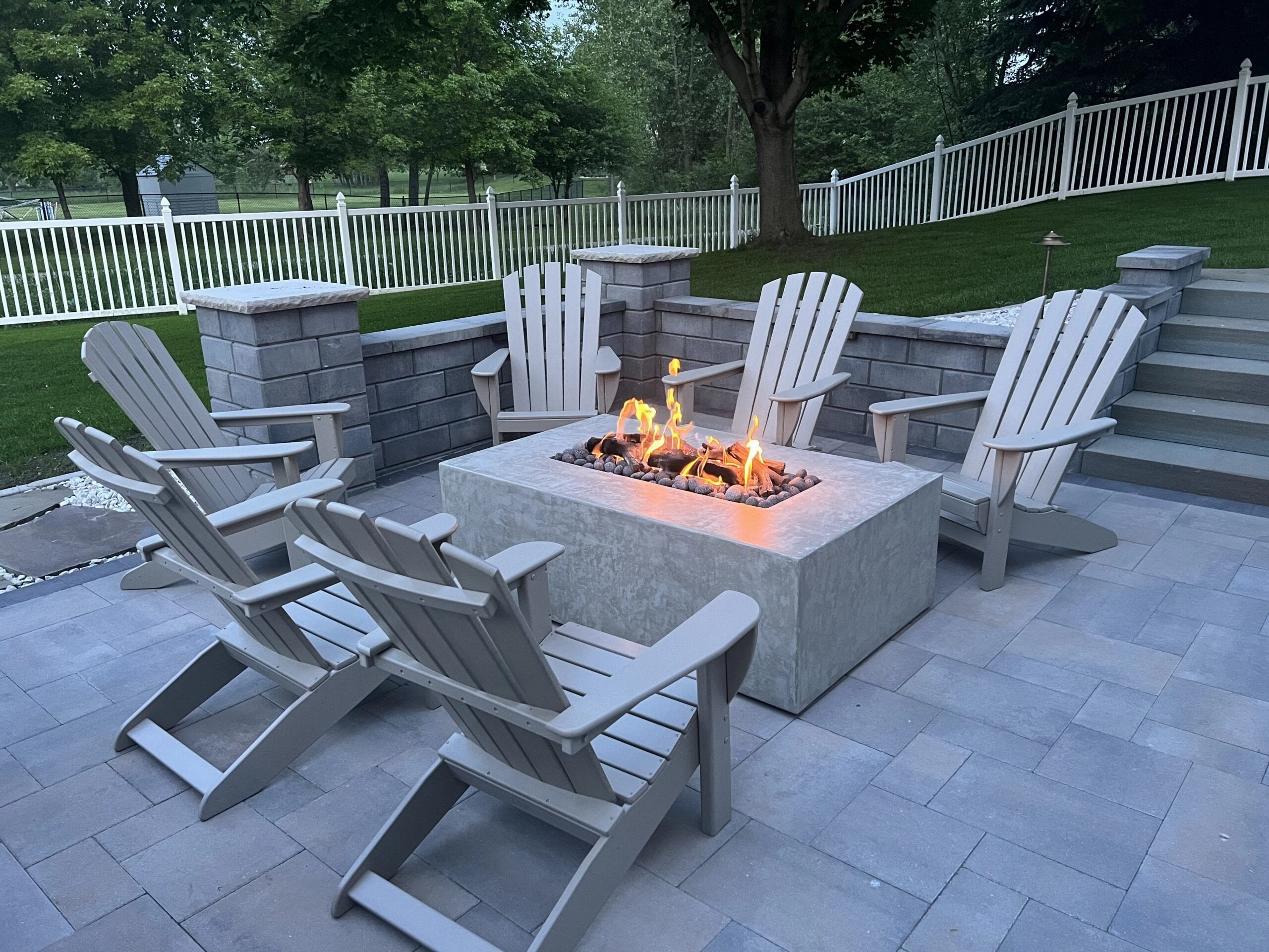 Warming Trends Crossfire FR Rectangular 60x36x18-Inch with Linear Ready To Finish Fire Pit Kit