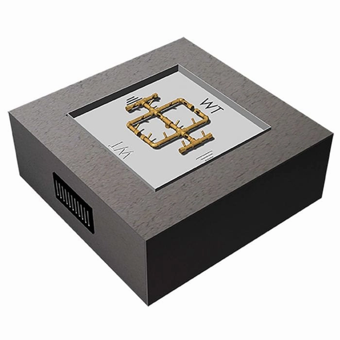 Warming Trends Crossfire FS Square 48x48x18-Inch Ready To Finish Fire Pit Kit