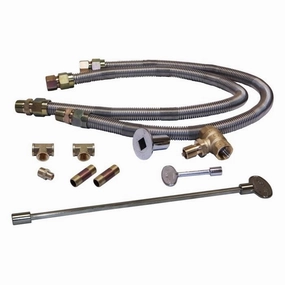 Warming Trends Double Flex Line & Key Valve Kit FK2Fireproof mat for under fire pit