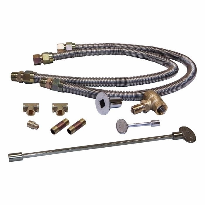 Warming Trends Double Flex Line & Key Valve Kit FK2Fireproof mat for under fire pit