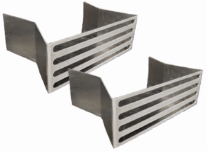 Warming Trends Fire Pit Vent Kit Parts, (2) 9.75 x 3-Inch Vents, 18-Inch per vent VENTVL