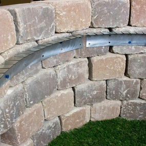 Warming Trends Paver Kit 19-Inch Adjustable Installation COLLARFireproof mat for under fire pit