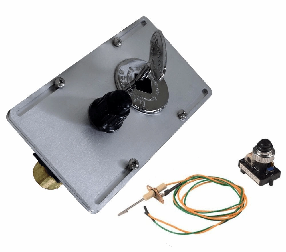 Warming Trends Push Button Spark Ignition Kit with Mounting Bracket PBIK3.0MBR