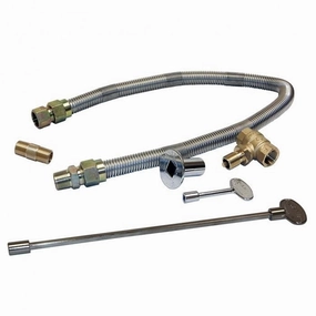 Warming Trends Single Flex Line & Key Valve Kit  FK1Fireproof mat for under fire pit