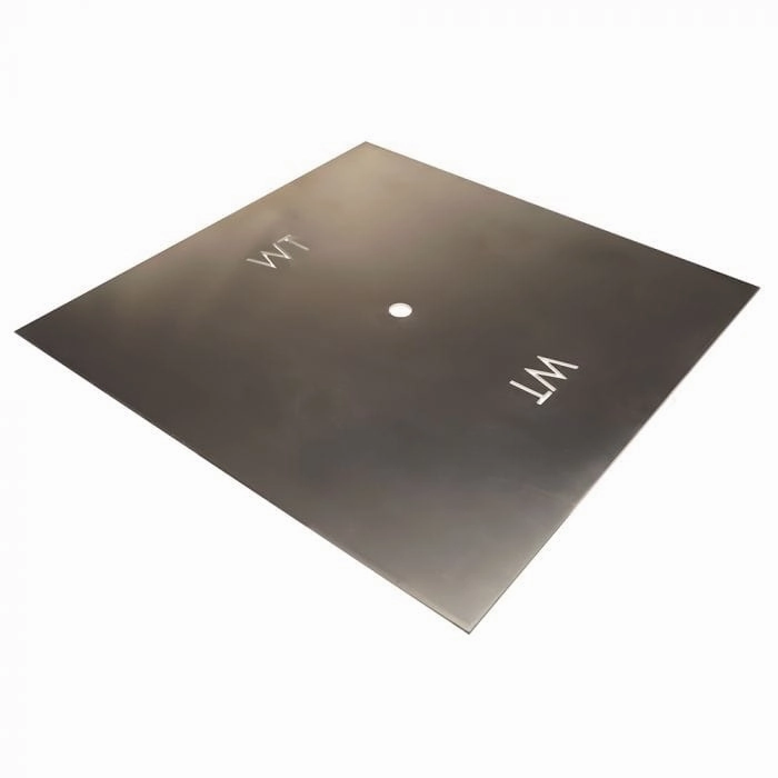 Warming Trends Square 48-inch Aluminum Fire Pit Burner Plate ALPL48S