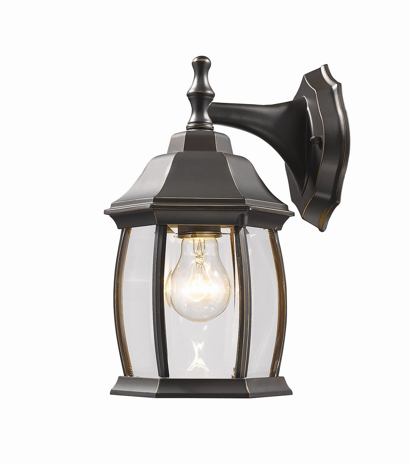 Waterdown One Light Outdoor Wall Light Oil Rubbed BronzeOutdoor wall sconces with motion sensor