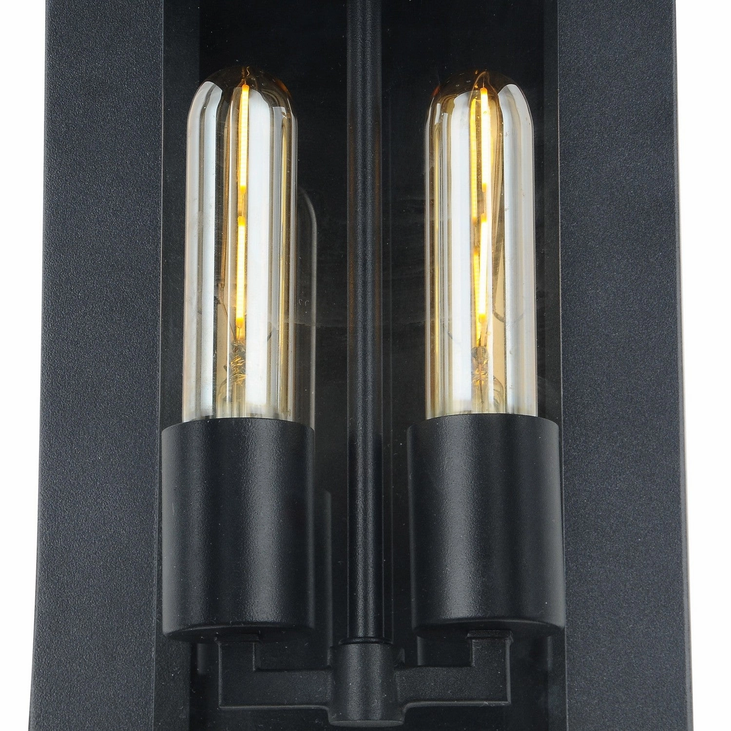 Waterville Two Light Outdoor Wall Mount Matte Black