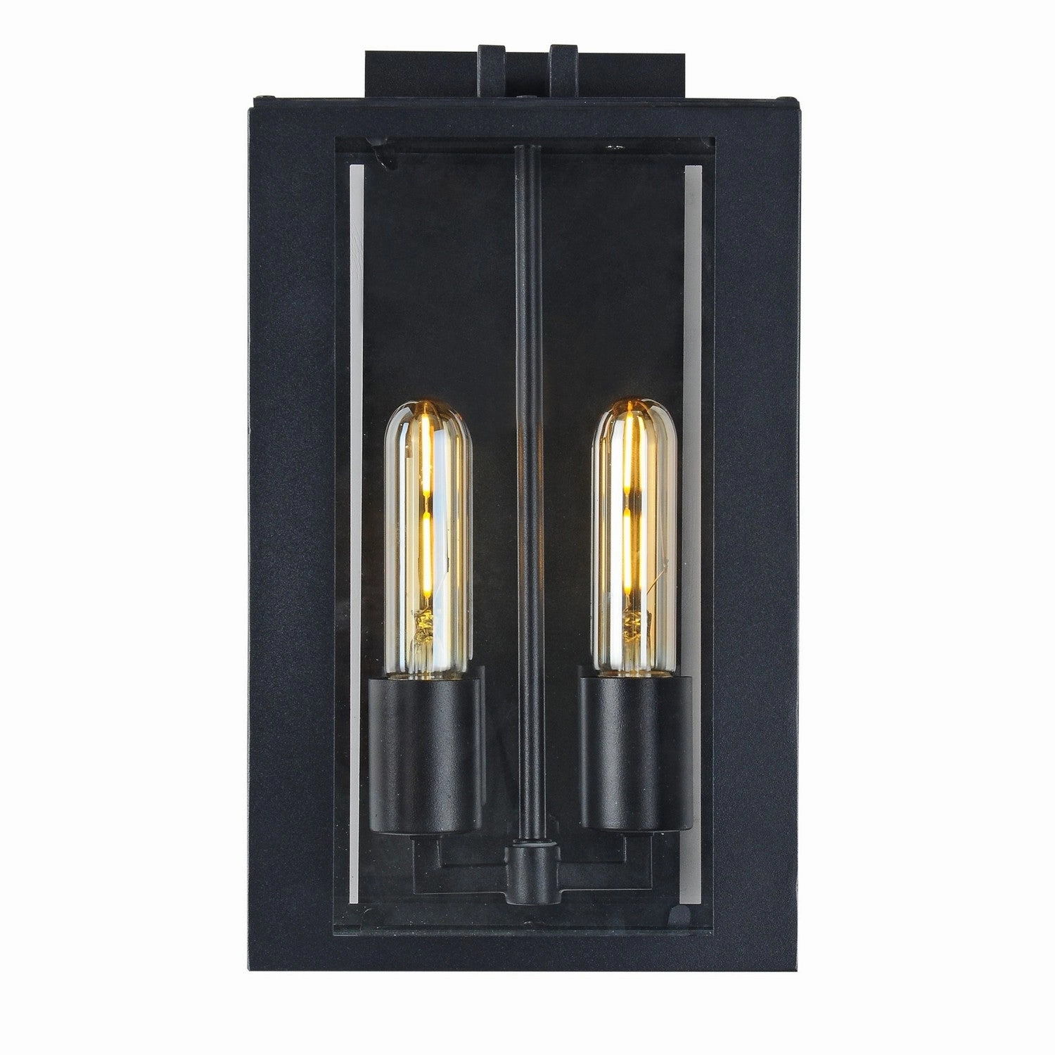 Waterville Two Light Outdoor Wall Mount Matte Black