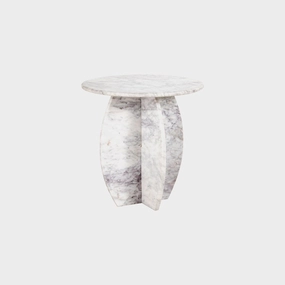 Watson - 50cm Side Table In Marble Finishoutdoor side table for patio furniture