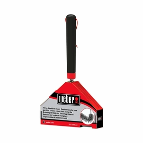 Weber BBQ Three-Sided Grill Brush 30.5cm outdoor kitchen cooking station with sink