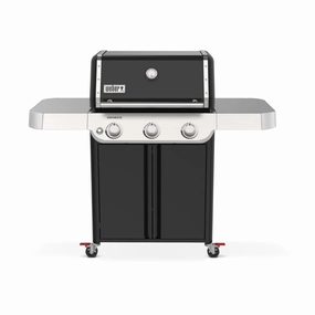 Weber Genesis  E-315 Gas Barbecue - Black outdoor kitchen cooking station with sink