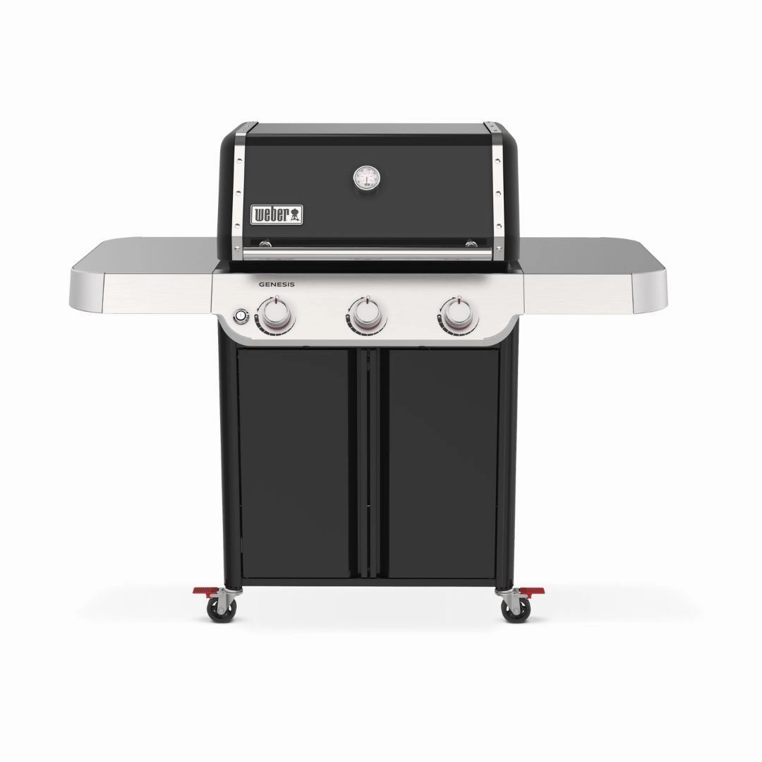 Weber Genesis  E-315 Gas Barbecue - Black outdoor kitchen cooking station with sink