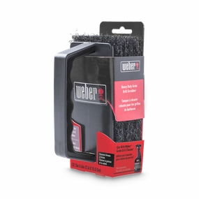 Weber Heavy Duty Grate Grill Scrubber - 8031 outdoor griddle for camping trips