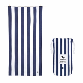 Dock & Bay Beach Towel Cabana Collection Xl 100% Recycled Whitsunday Blue Mega Discount Today