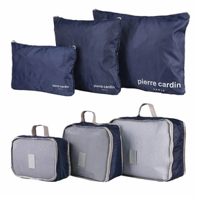 Limited Stock Alert Pierre Cardin 6 Piece Travel Organiser/Packing Cubes