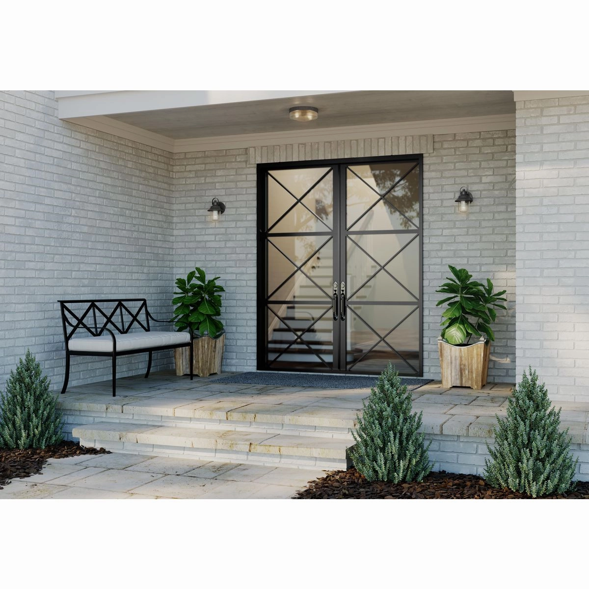 Weldon One Light Wall Lantern Black
