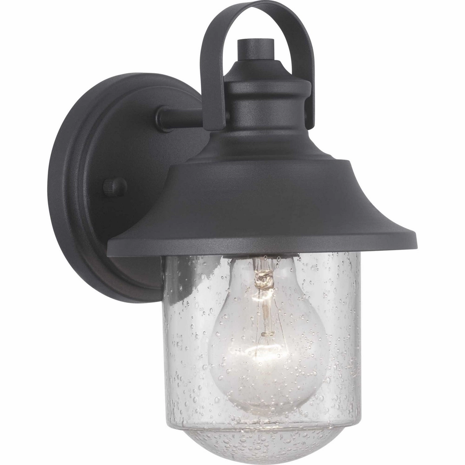 Weldon One Light Wall Lantern BlackOutdoor wall sconces with motion sensor