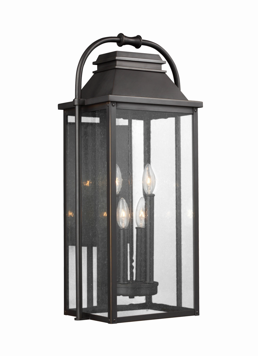 Wellsworth Four Light Lantern Antique BronzeOutdoor wall sconces with motion sensor