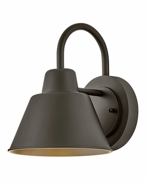 Wes LED Gooseneck Barn Light Oil Rubbed BronzeOutdoor wall sconces with motion sensor