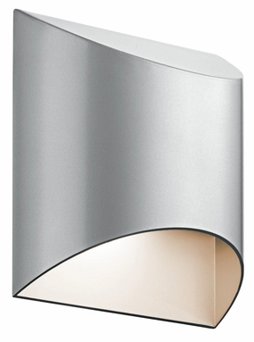 Wesley LED Outdoor Wall Mount PlatinumOutdoor wall sconces with motion sensor