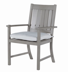 Westerly Aluminum Dining Arm Chair - Oysteraluminum alloy outdoor sofa set