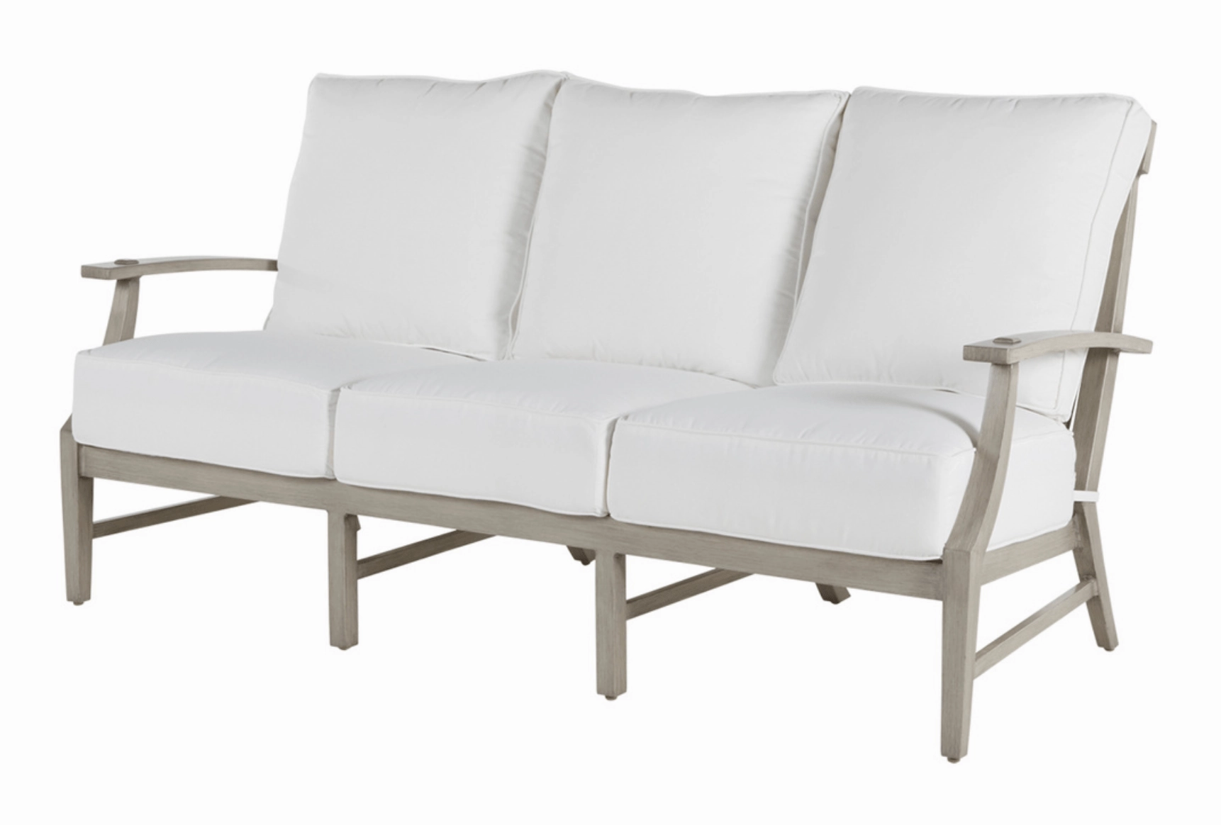 Westerly Aluminum Sofa - Oysteraluminum alloy outdoor sofa set