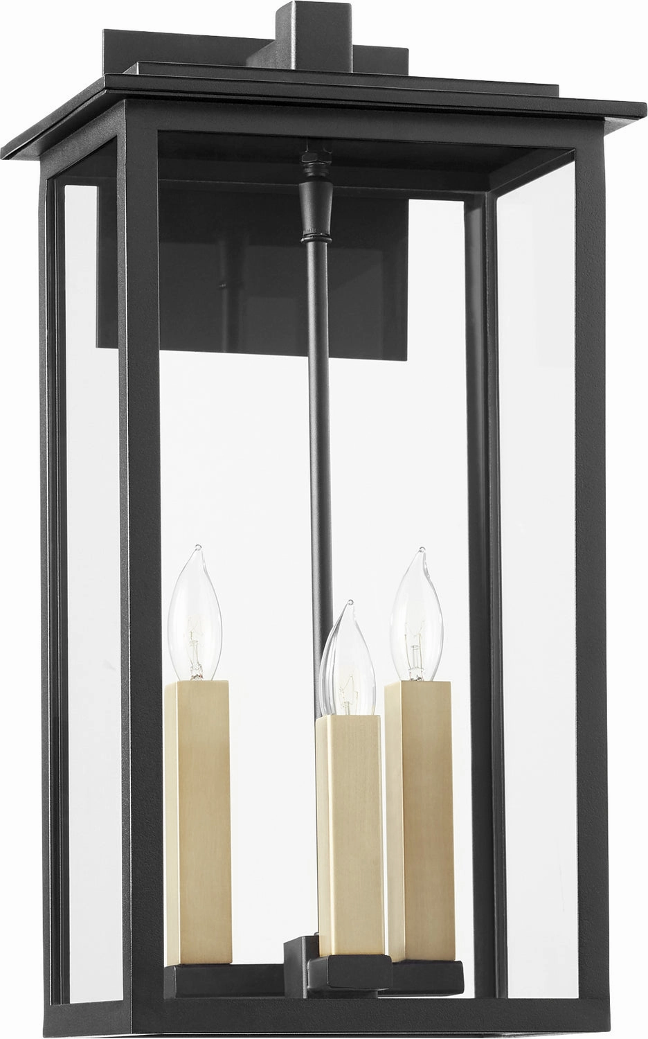 Westerly Three Light Wall Mount Textured Black